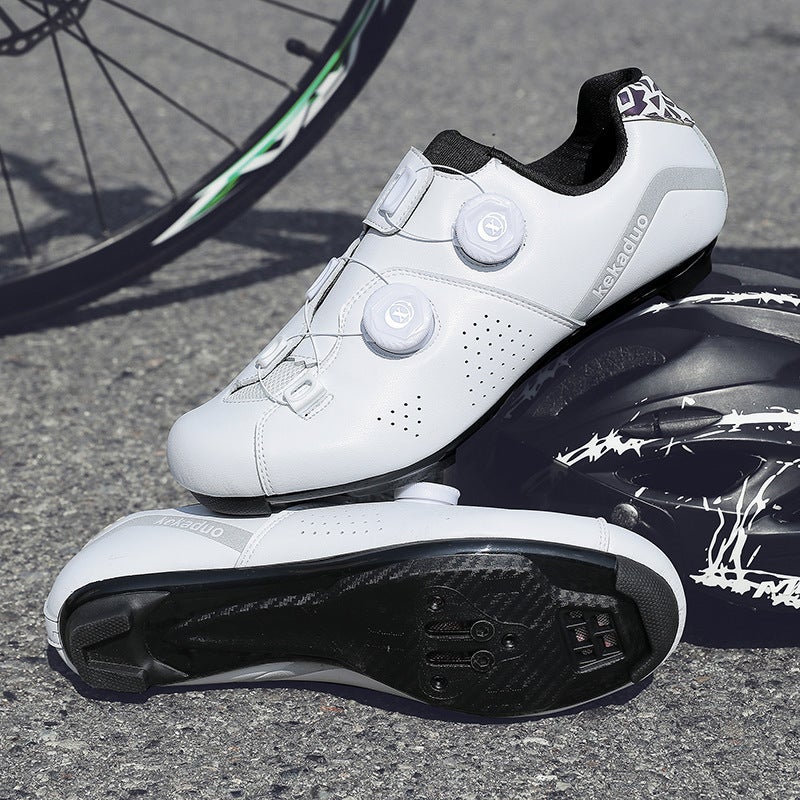 Road Bike Lock Shoes Bicycle Cycling Shoes Lockless Summer Hard-Soled Mountain Bike Breathable Wear-Resistant Professional Cycling Lock Shoes - Image 5